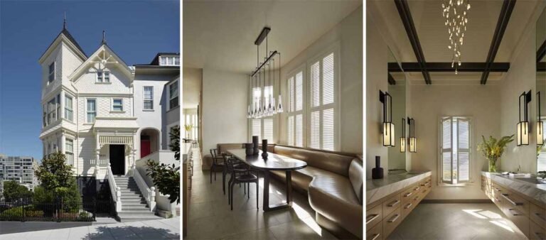 A Contemporary Interior Was Given To This Victorian Era Home