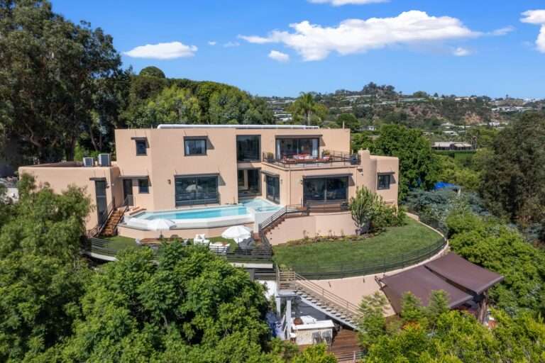 This threestory estate was once home to Greta Garbo.