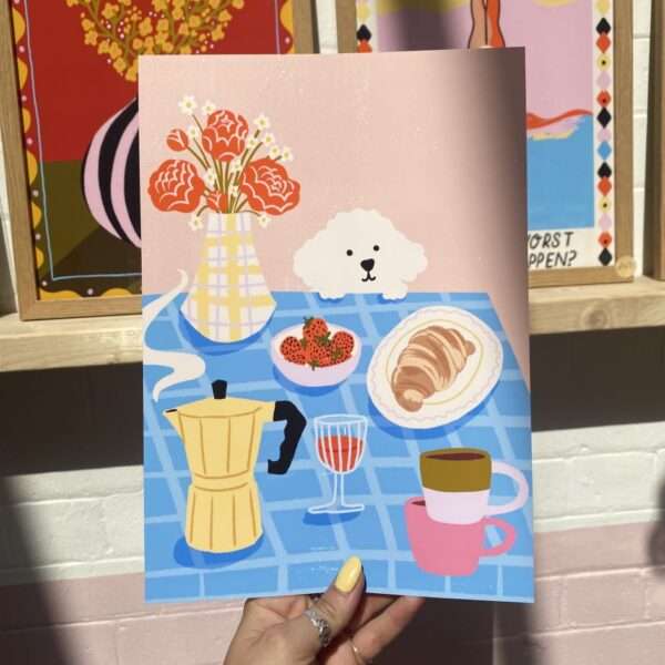 'I'm a maximalist, so it's all colour and pattern,' says Emmy Lupin