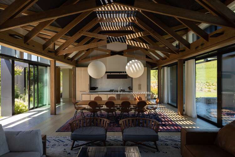 Speargrass House / Sumich Chaplin Architects - Interior Photography, Wood, Door, Beam, Garden