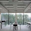 Smart Manufacturing Campus / XDGA Architecten - Interior Photography, Dining room, Glass, Chair