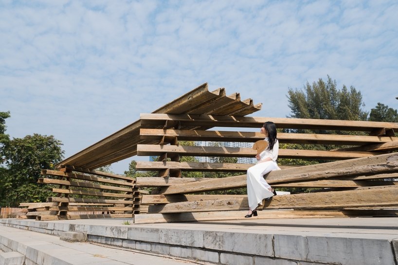 takashi niwa's stacked steel memorial honors vietnam construction industry's unsung heroes