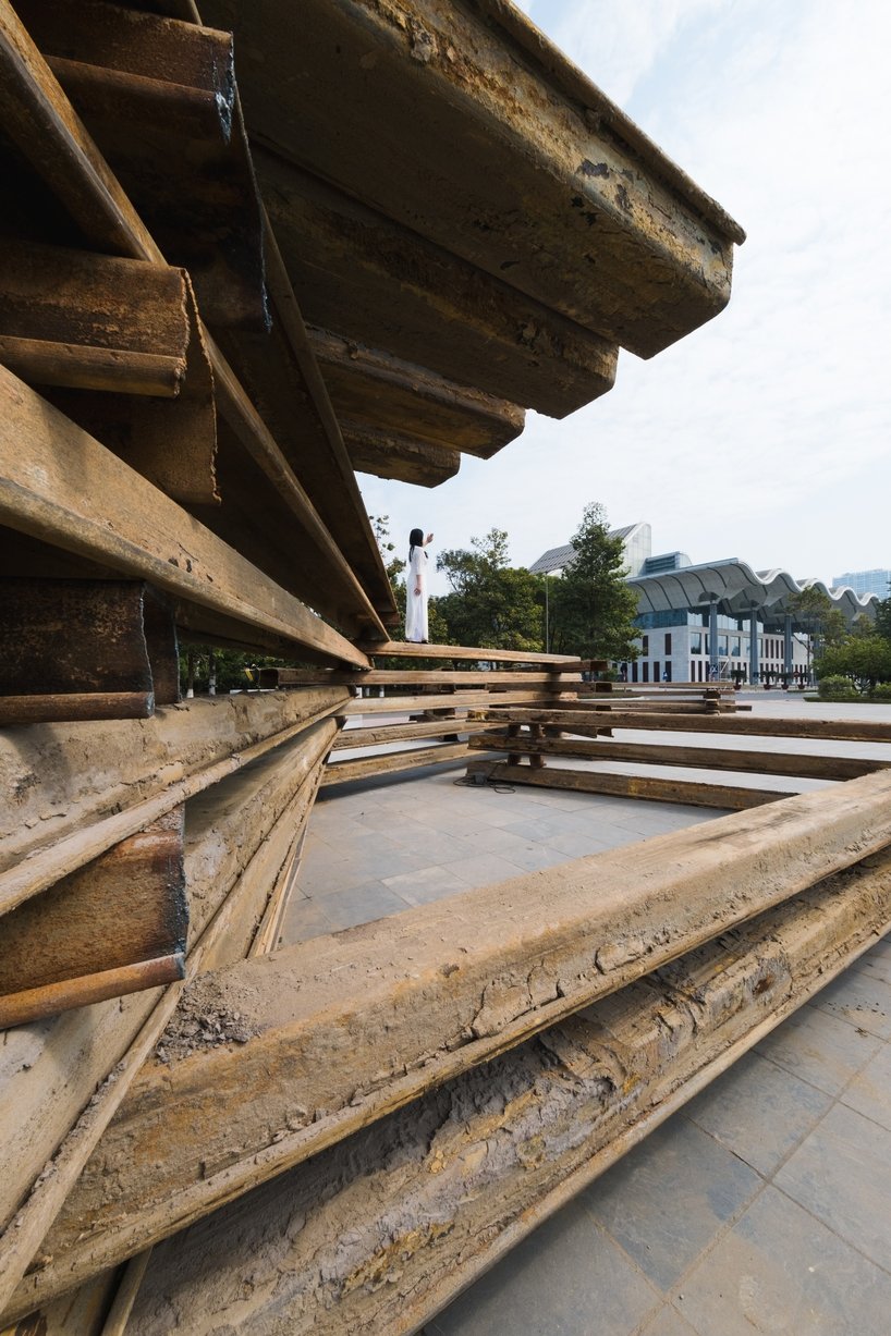 takashi niwa's stacked steel memorial honors vietnam construction industry's unsung heroes