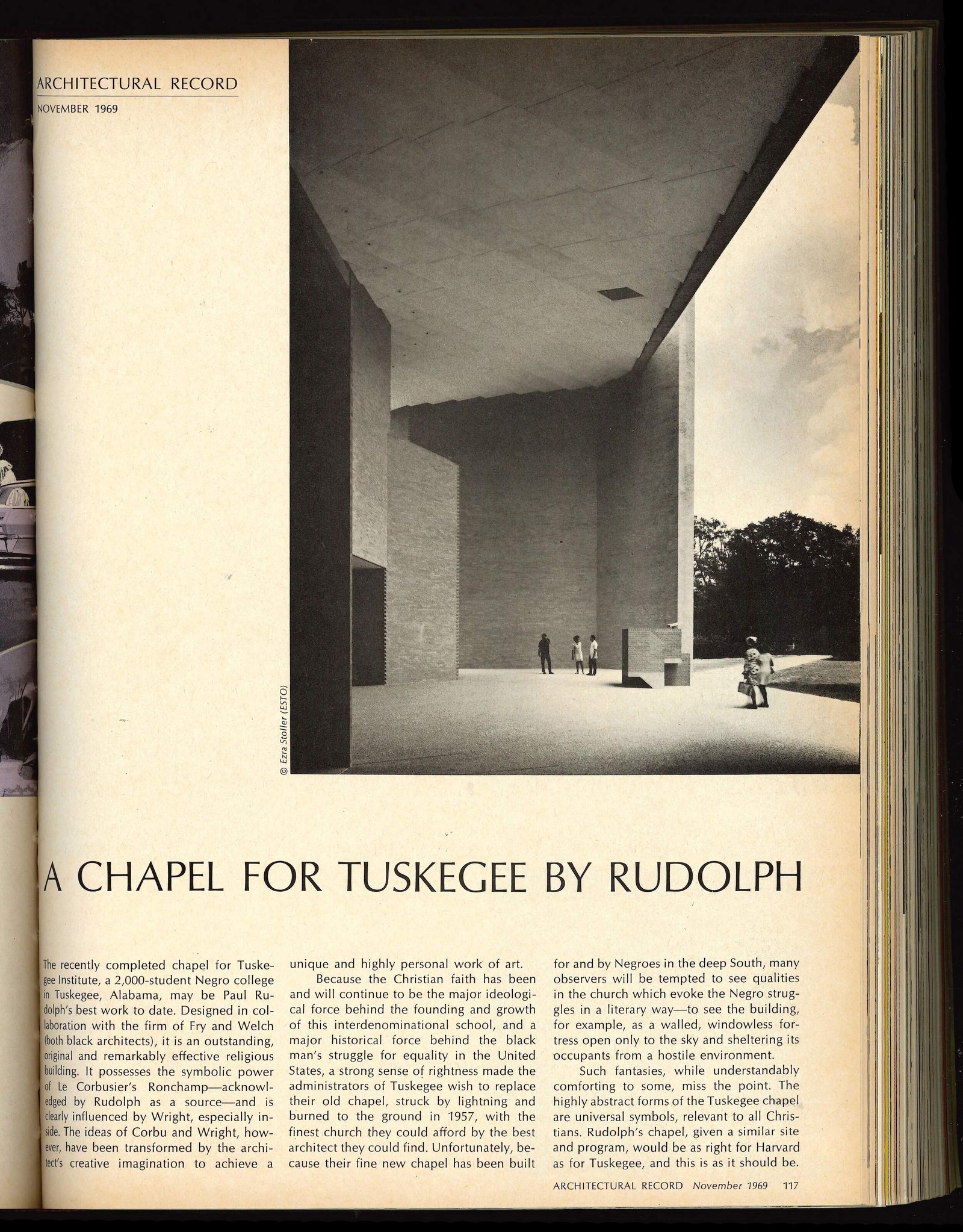 A Chapel for Tuskegee by Rudolph.