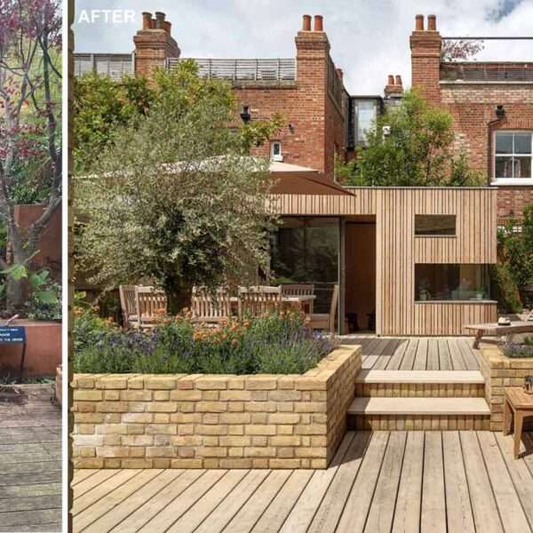 A new rear addition and garden space.