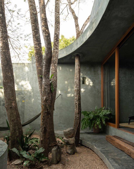 Gruta House / Salvador Román Hernández +  Adela Mortéra Villarreal - Interior Photography, Wood, Concrete