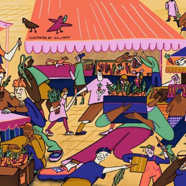 For the carrot issue of Rebel Roots magazine.