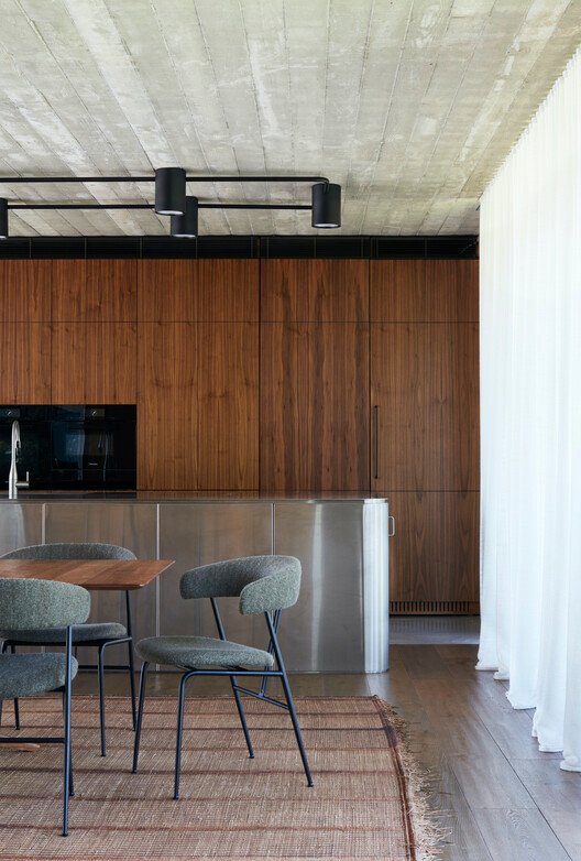 Casa Figueira / buck&simple - Interior Photography, Kitchen, Wood, Table, Chair, Lighting, Countertop