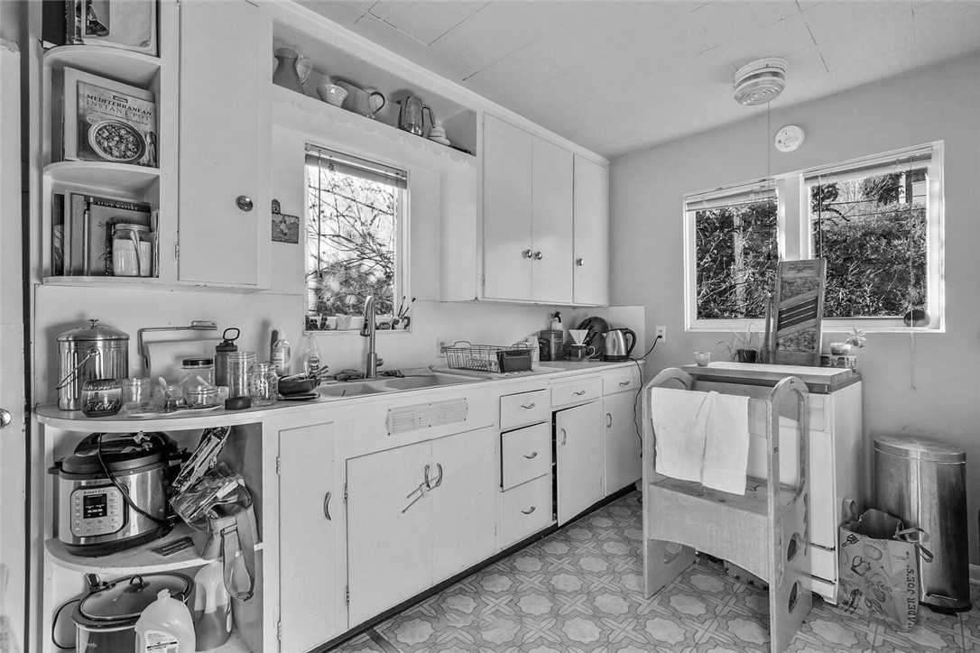 Before - a 1950 kitchen before renovation.