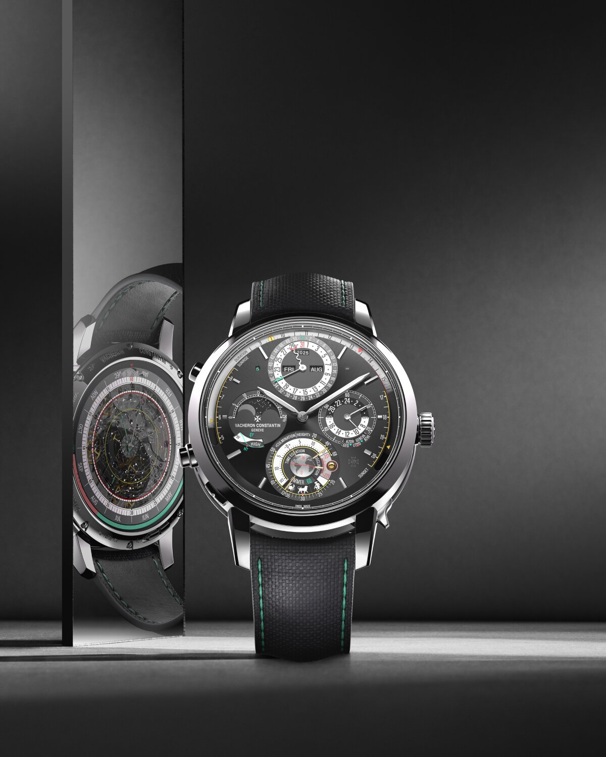 vacheron constantin's 'most complicated wristwatch ever' tracks both standard and solar time