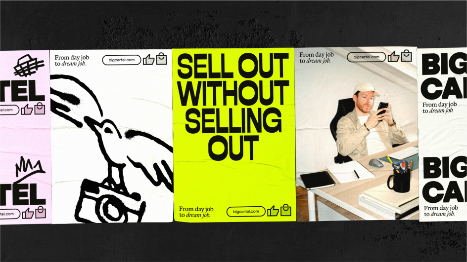 How&How delivers scrappy new identity for Big Cartel