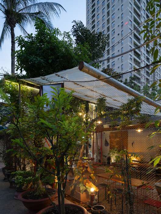 O Plant-based Thao Dien Cafe / xưởng xép - Exterior Photography, Chair, Patio, Balcony, Courtyard