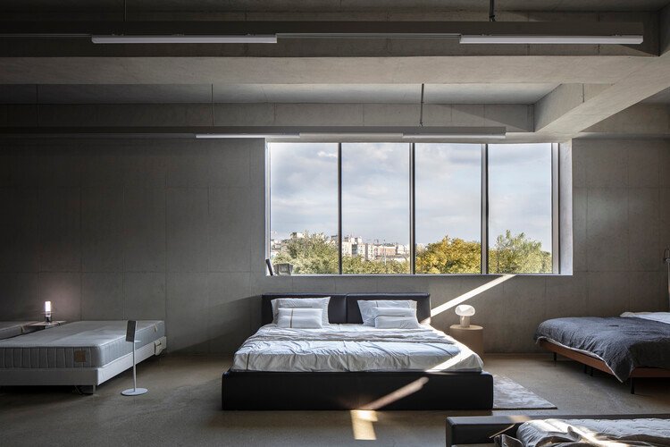 STAY MORE Flagship Store / STAY Architects - Interior Photography, Bedroom, Bed, Lighting