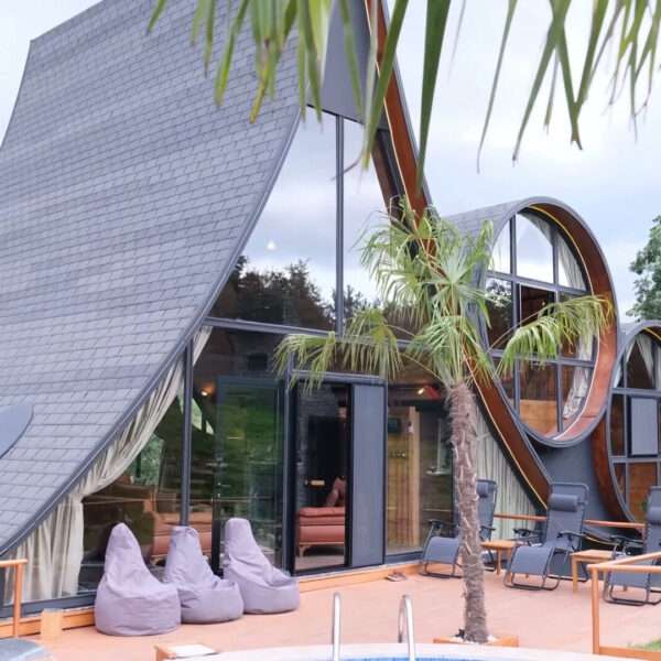 Step inside a serene Japanese-inspired vineyard house in Sapanca, Turkey. Surrounded by nature and designed for relaxation, this unique retreat features a heated pool, marble jacuzzi, sauna, and minimalist interiors, all set on a private one-acre plot. A hidden gem blending modern design with tranquil outdoor living.