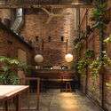O Plant-based Ton That Dam Cafe Restaurant / xưởng xép - Exterior Photography, Wood, Brick, Chair