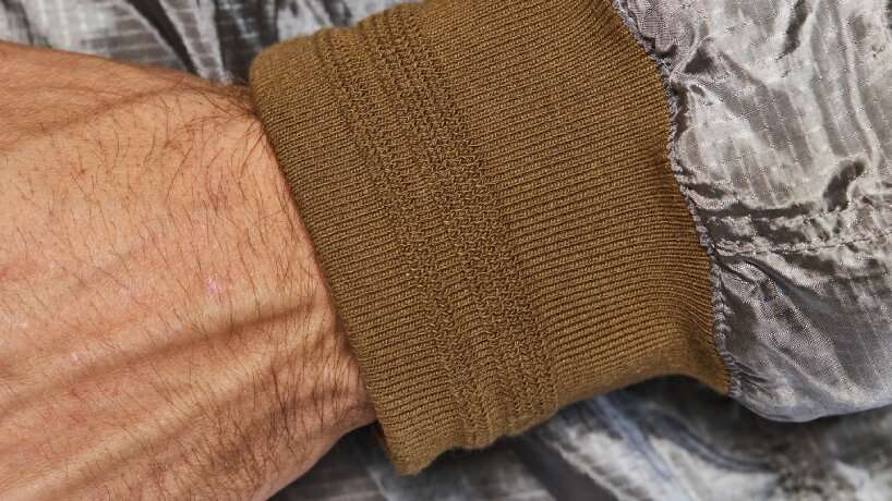 detailed view of the cuff