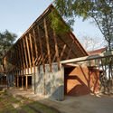 Jetavan Spiritual Center / Sameep Padora & Associates. Image © Edmund Sumner From Scaffolds to Structures: India’s Unfinished Journey with Bamboo - Image 5 of 9