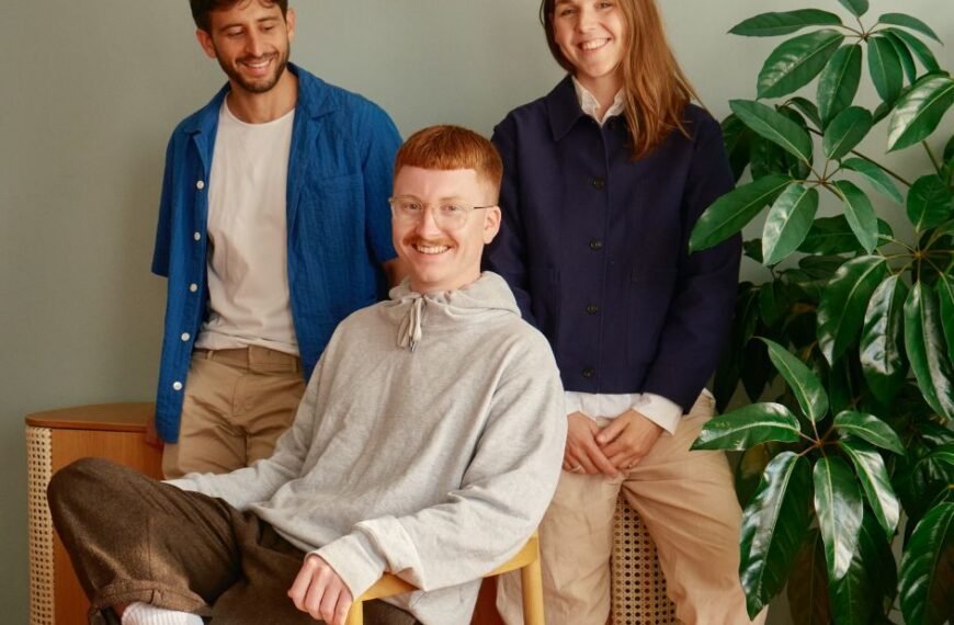 Sabina and the Studio Morfar team - Torsten Power (middle) and Miguel Gallo (left)