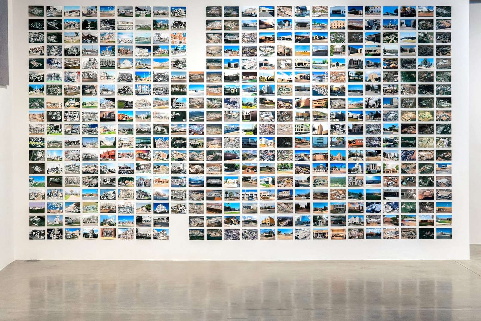a large grid of images