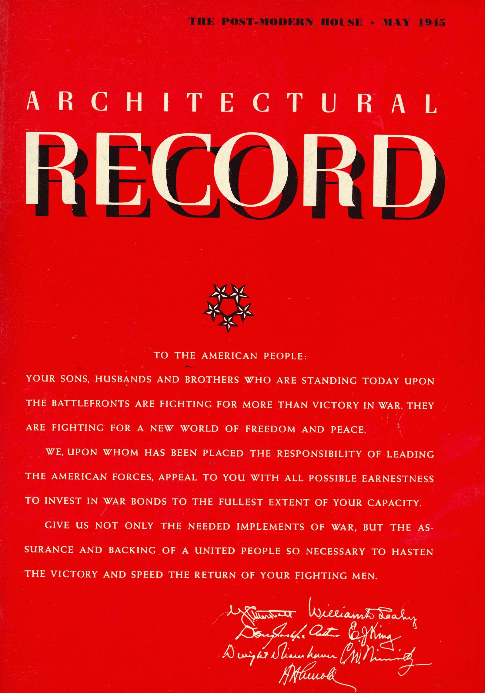Architectural Record, May 1945 Architectural Record, May 1945