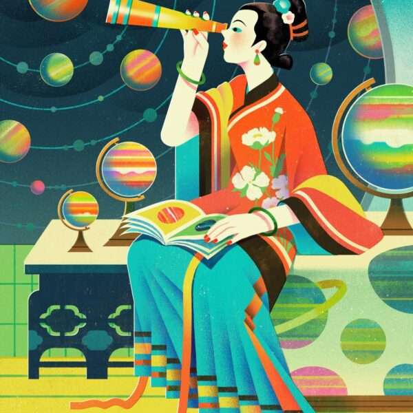 Portrait of Wang Zhenyi for Rebel Girls