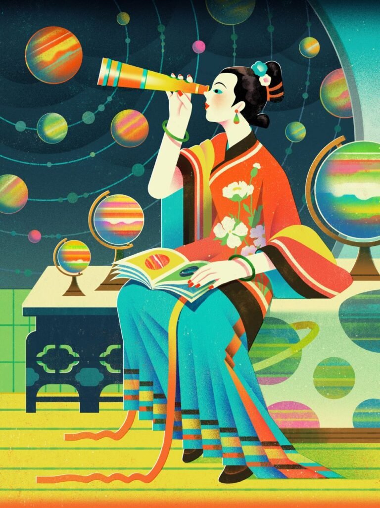 Portrait of Wang Zhenyi for Rebel Girls