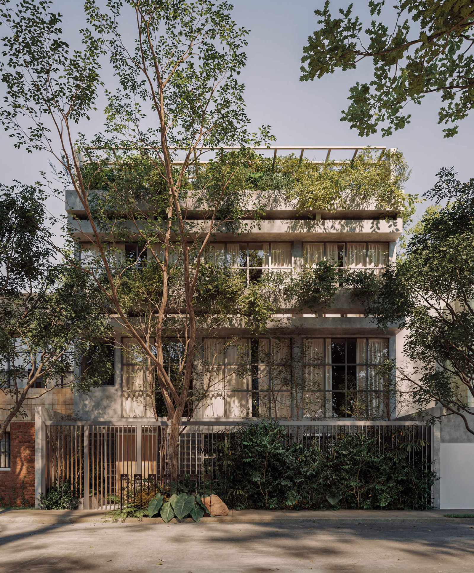 Ignacio Cabrera Luque renovated a house in Mexico City