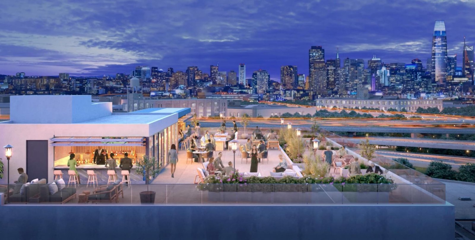 Rendering of adaptive re-use project by Peter Logan