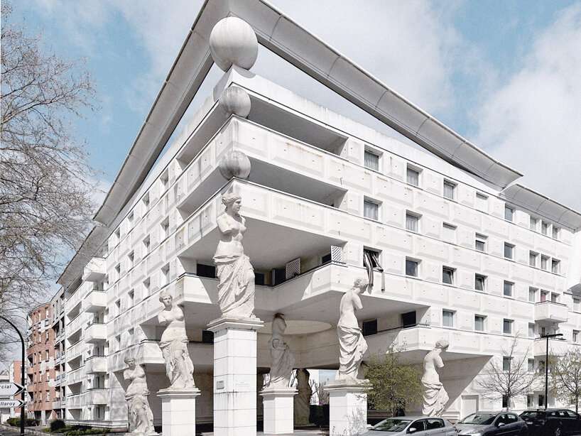 les caryatides de guyancourt: a photo essay on the postmodernist complex of suburban paris