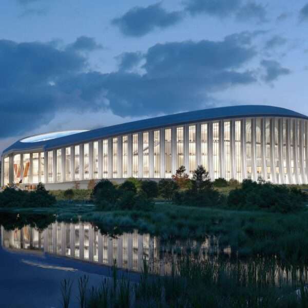 exterior rendering of stadium