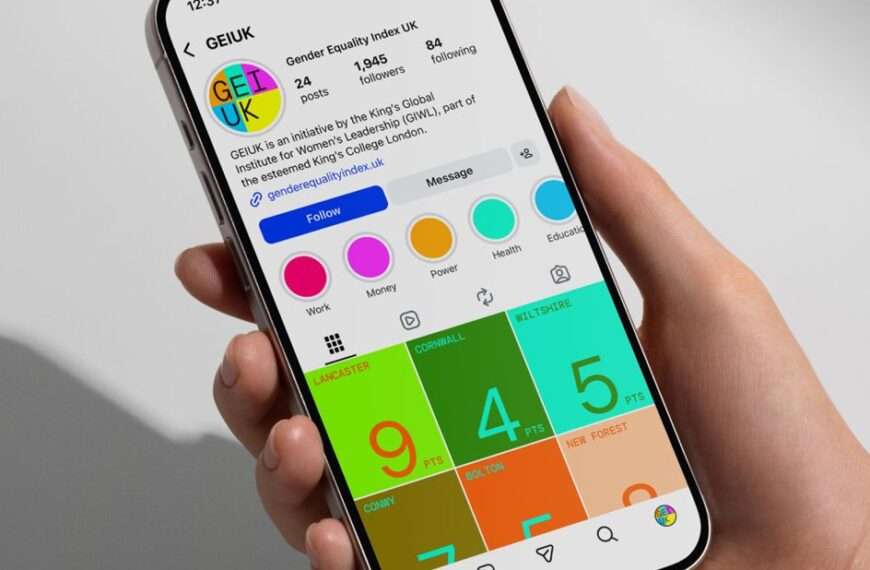 Pentagram designs identity for first-of-its kind gender equality mapping tool