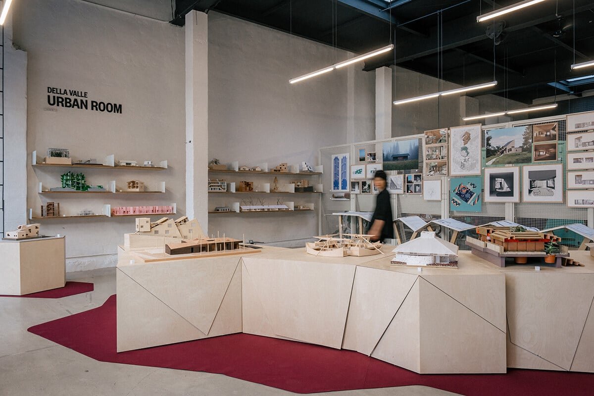 exhibition view of the house transformed