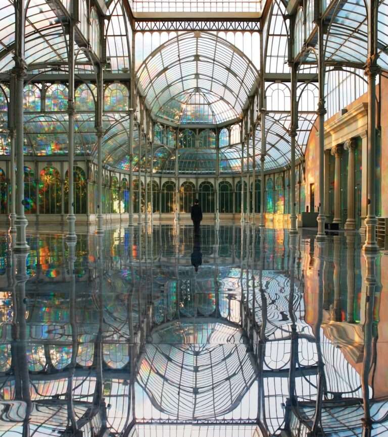 a reflective installation by kimsooja