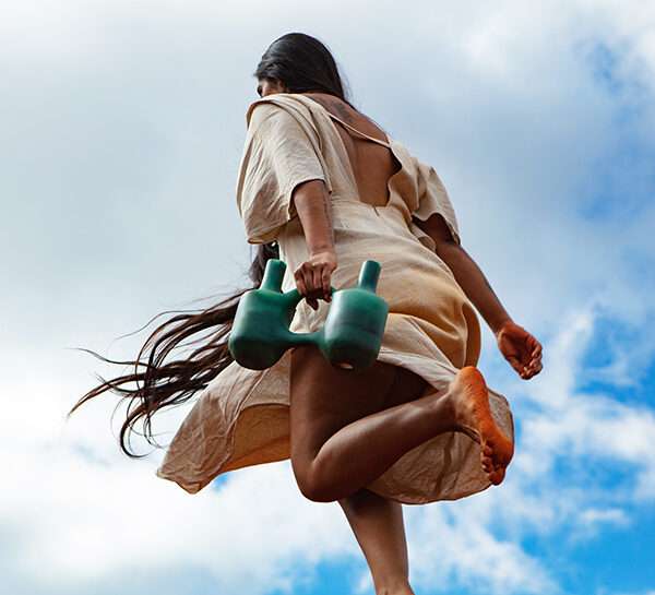 turquoise resin reimagines peruvian clay whistling vessels for vicús collection