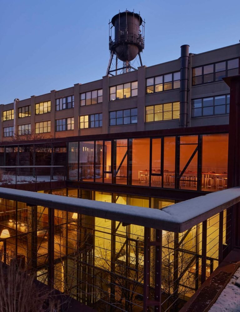 exterior of the lighthouse in Greenpoint, Brooklyn