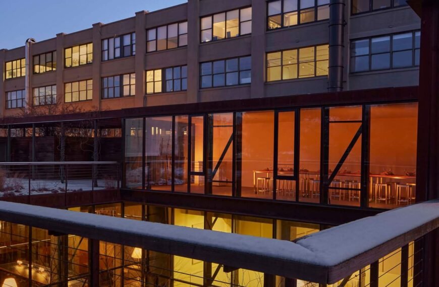 exterior of the lighthouse in Greenpoint, Brooklyn