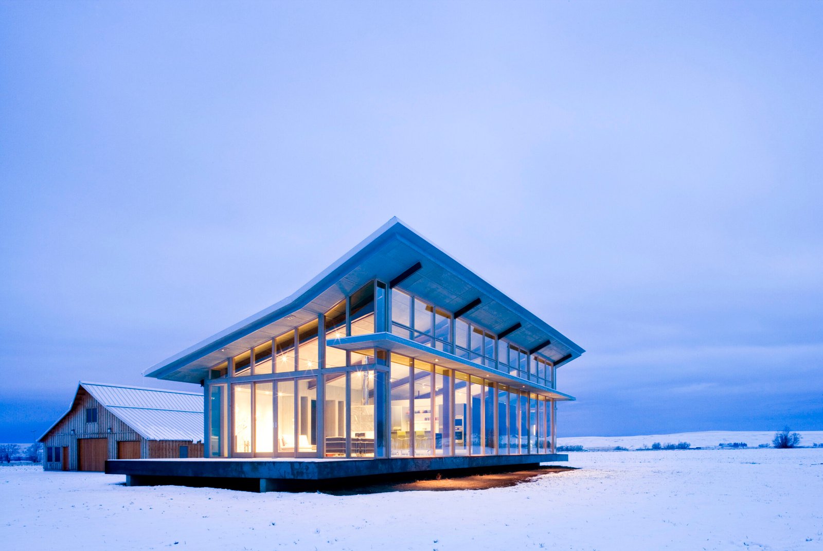 The Glass Farmhouse by Olson Kundig-architizer