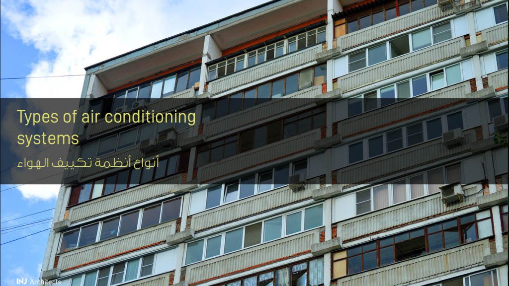 أنواع أنظمة تكييف الهواء - Types of air conditioning systems