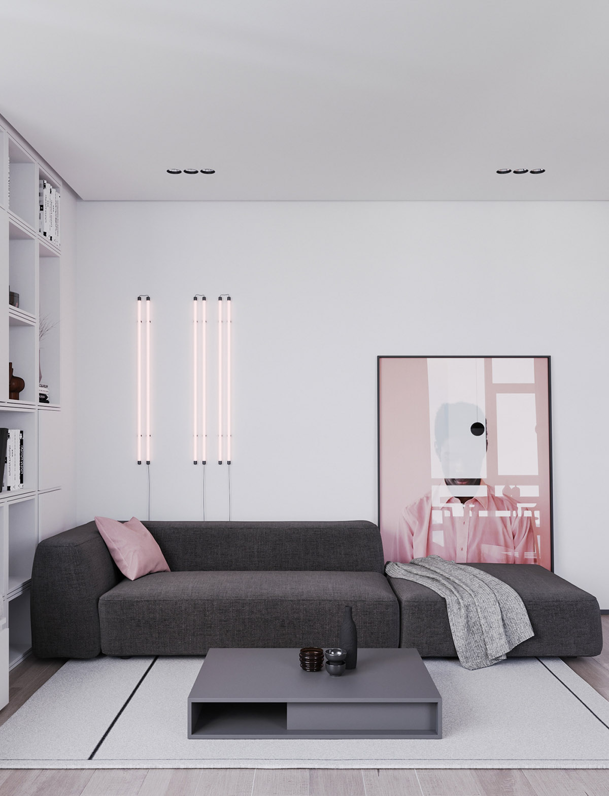 The use of pink in interior design