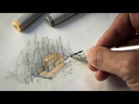 رسم مثل المهندس المعماري (تقنيات + نصائح من مشروع حقيقي)