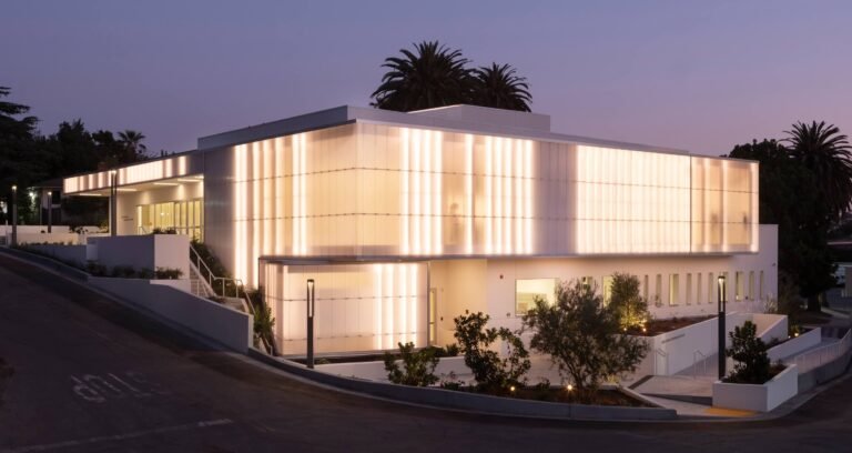 L.A.’s Glorya Kaufman Performing Arts Center is a community hub wrapped in glowing polycarbonate