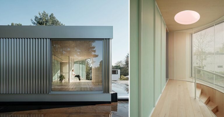i.s.m.architecten explores tactile and spatial qualities inside BEEV home in belgium