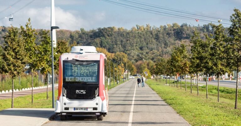 EasyMile unveils first driverless automobile approved to take over public roads in europe