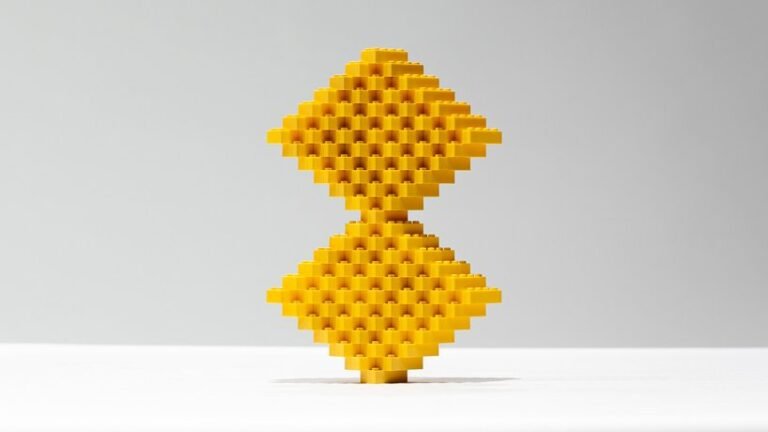 reza aliabi constructs surreal towers utilizing solely 2×4 yellow LEGO bricks