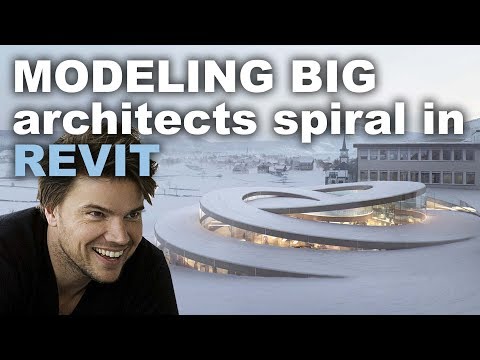 نمذجة المهندسين المعماريين الكبار Spiral in Revit
