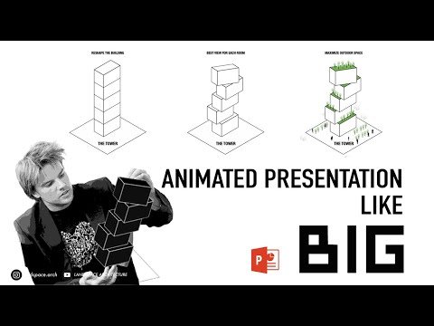 العرض التقديمي الحريص تذوق BIG Bjarke Ingels في PowerPoint