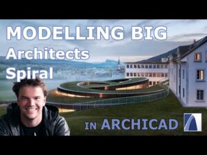 المهندسين المعماريين الكبار النمذجة الحلزونية في دروس Archicad