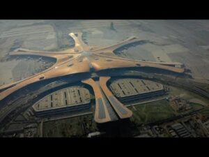 Zaha Hadid Architects’ monumental starfish-shaped airport opens in Beijing