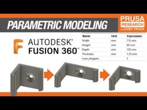 Parametric modeling in Fusion360 defined in 40 seconds + detailed tutorial with occasion