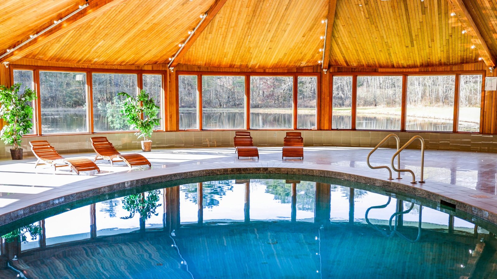 airbnb with a indoor pool